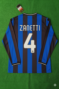2010 Javier Zanetti - Inter Champions League Final Football Jersey – Back View
