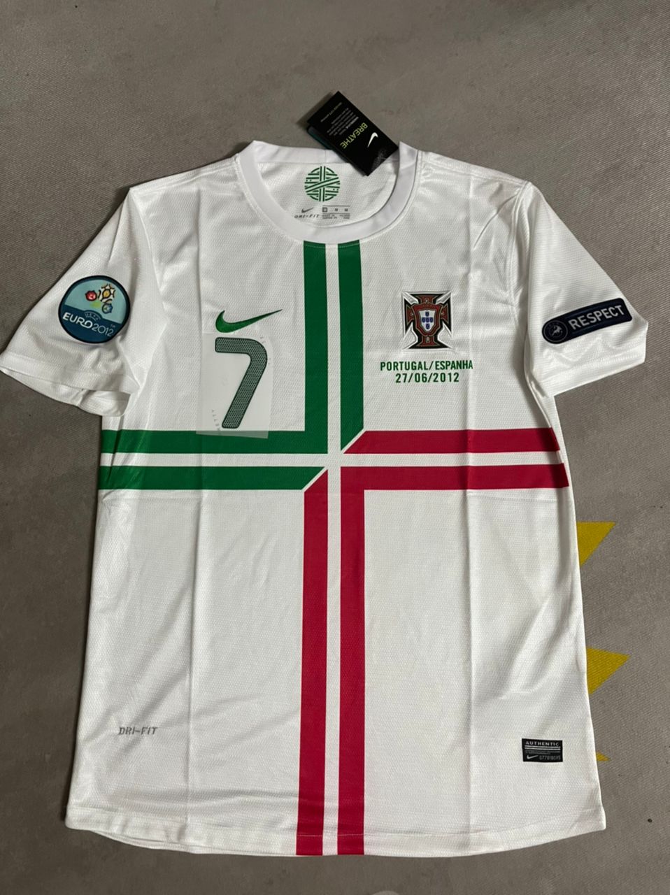 Cristiano Ronaldo Portugal EURO 2012 Retro Jersey – 4
