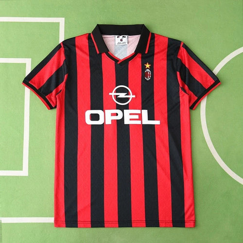 A.C. Milan 95/96 Season Home Retro Jersey – Back View