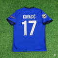 2021 Mateo Kovacic Chelsea Champions League Final Porto Blue Retro Football Jersey – Back View