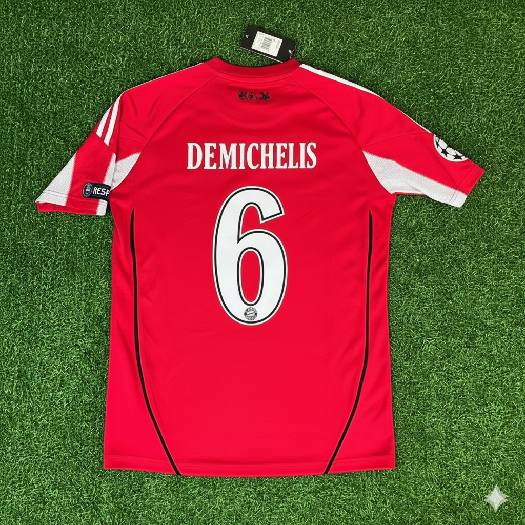 Martin Demichelis Bayern Munich 2010/11 Home Jersey – Back View