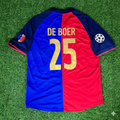 Frank de Boer – Barcelona 1998/99 Retro Kit Jersey – | | – Back View