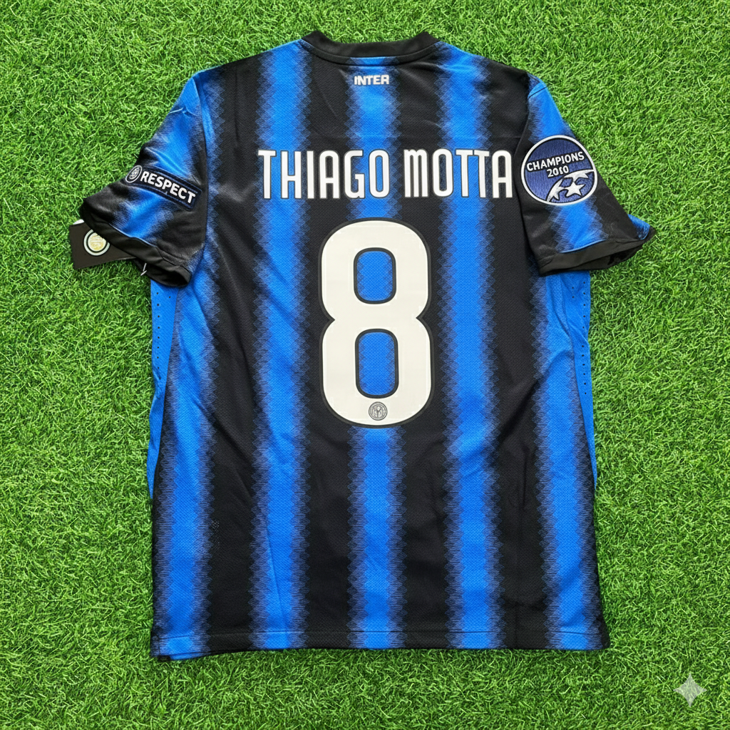 Thiago Motta - Inter 2010 2011 Jersey Soccer – Back View