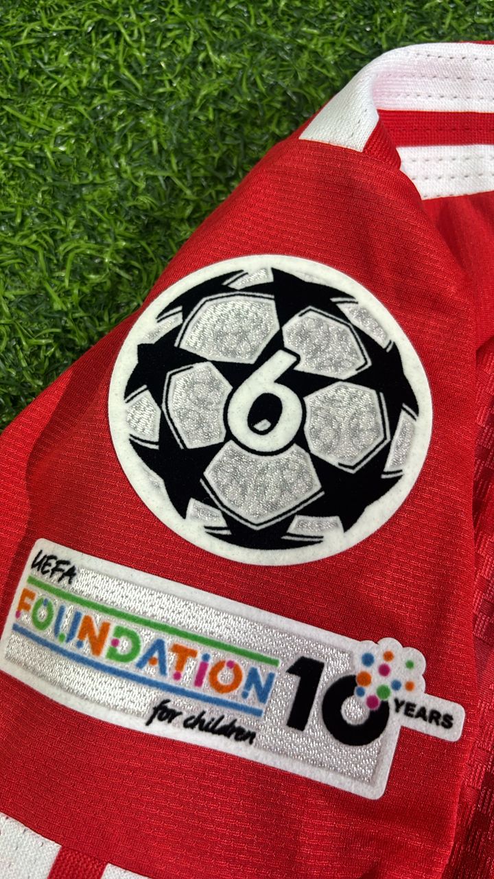 2027 Aleksandar Pavlović #45 Bayern Munich Championship Long Sleeve Football Jersey – Front View
