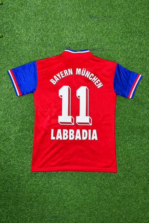 1993/95 Bayern München Retro Football Jersey – Bruno Labbadia – Back View