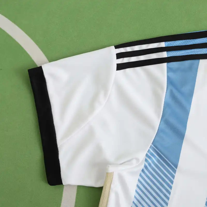 2014 Argentina Season Home Retro Football Jersey – Front View