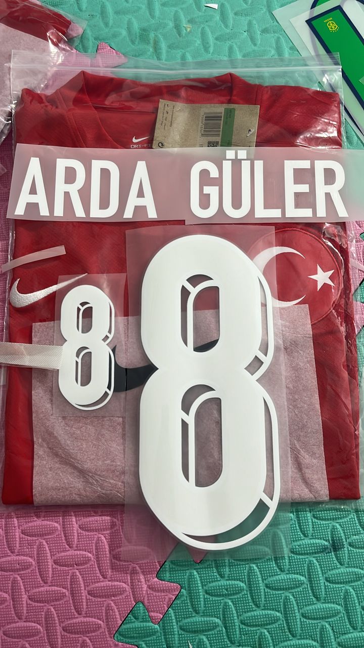 Arda Guler 2024 UEFA Turkey Home Formasi Football Jersey – 7