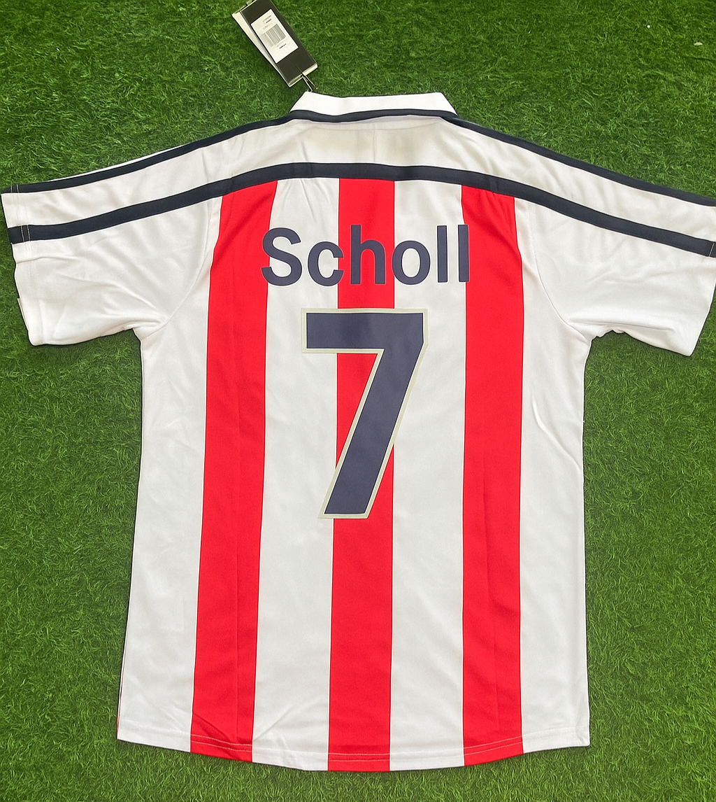 2000 Mehmet Scholl Bayern Munich 2001 Football Jersey – Back View