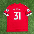 2017/18 Nemanja Matic Manchester United Football Jersey – Back View
