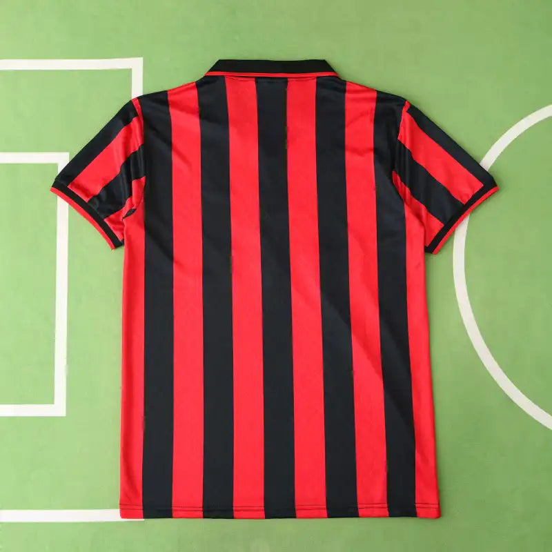 A.C. Milan 95/96 Season Home Retro Jersey – Detailed View