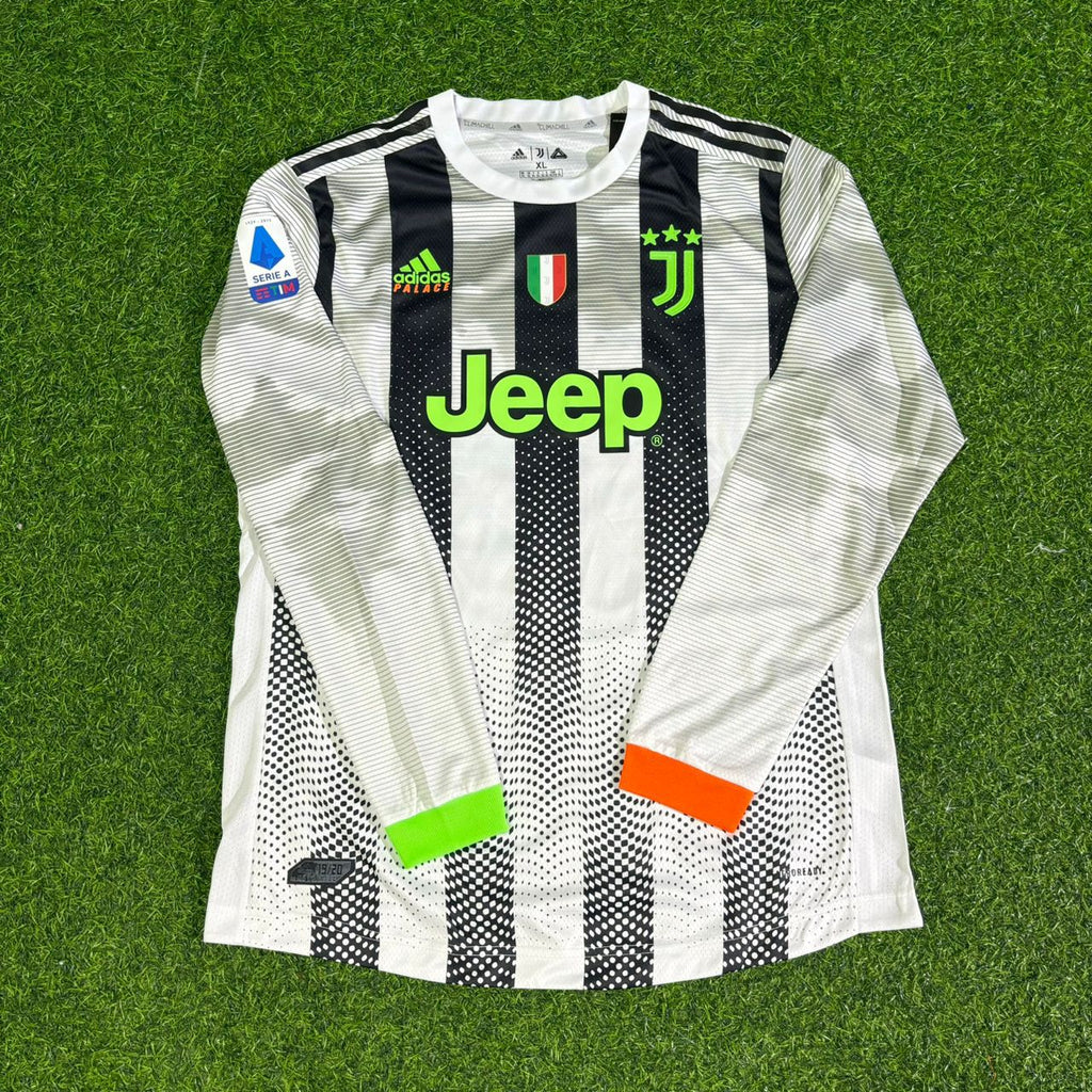 2019/20 Adrien Rabiot #25 Juventus Long Sleeve Retro Football Jersey – Front View