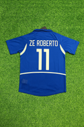 Ze Roberto Brazil 2002 World Cup Retro Football Jersey – Back View
