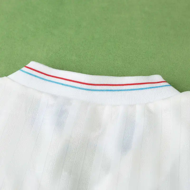 Olympique De Marseille 1990 Season Home White Retro Jersey – 4