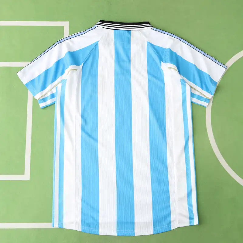 1988 Argentina Season Home Retro Football Jersey – Detailed View