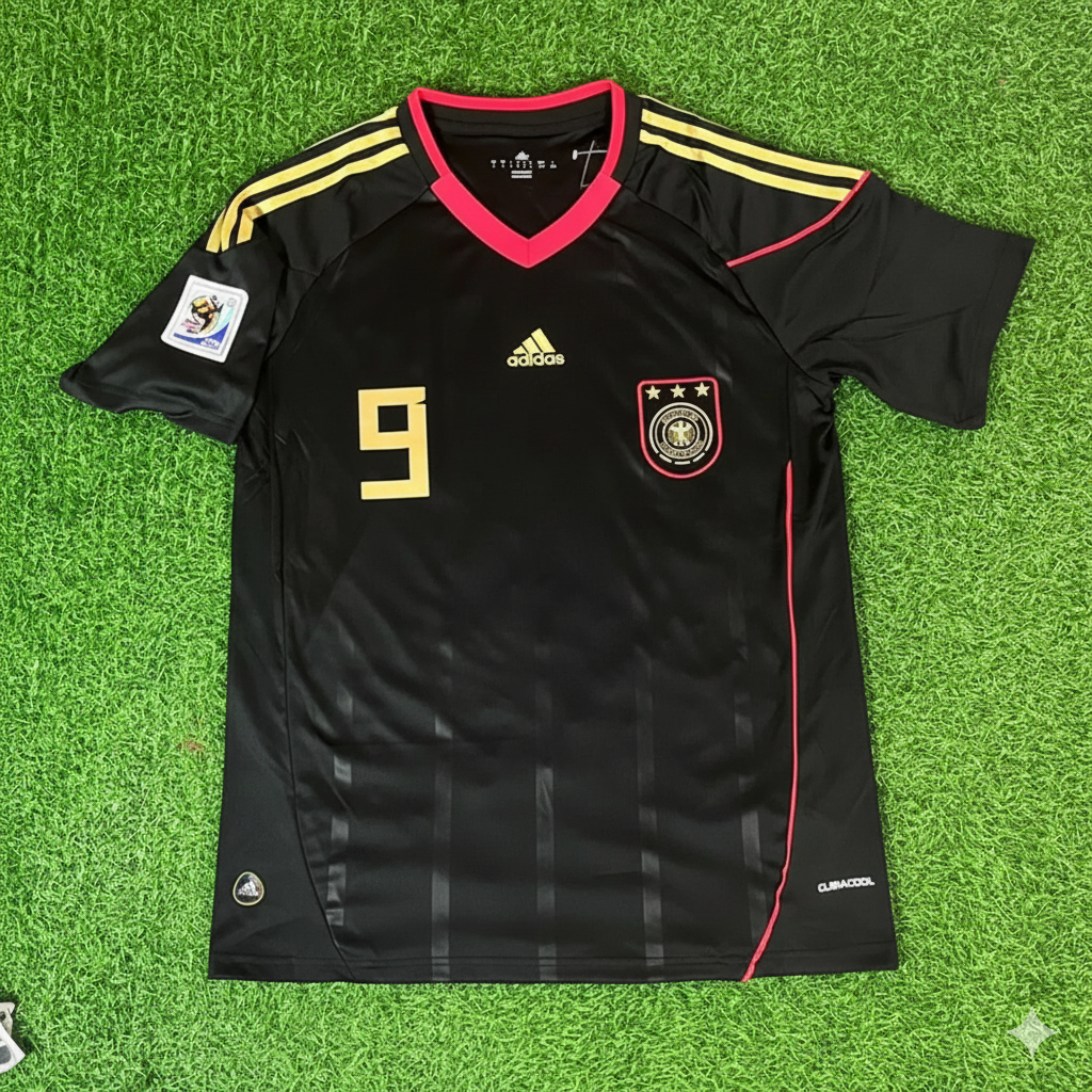 2010 Germany World Cup Stefan Kießling - Deutschland Black Football Jersey – Front View