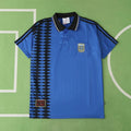 1994 Argentina Season Away Blue Retro Football Jersey – Back View