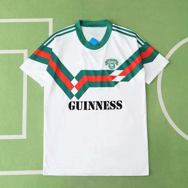 Cork City F.C 88/89 Season White Home Retro Football Jersey – Back View