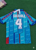 1996 Pep Guardiola Barcelona 1997 Retro Football Jersey – Back View