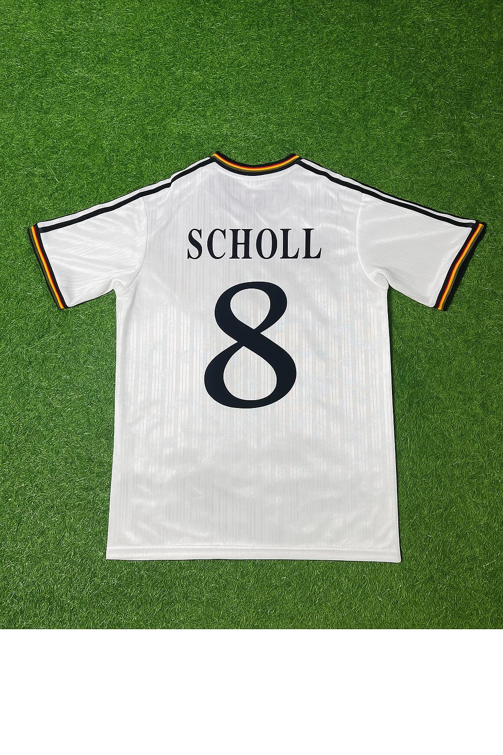 Mehmet Scholl Deutschland EM 1996 Finale Heim Retro Set – Back View