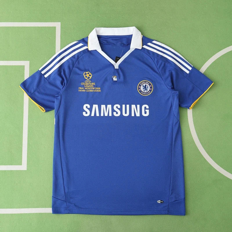 Chelsea F.C. 08/09 Season Home Navy Blue Retro Jersey – Back View