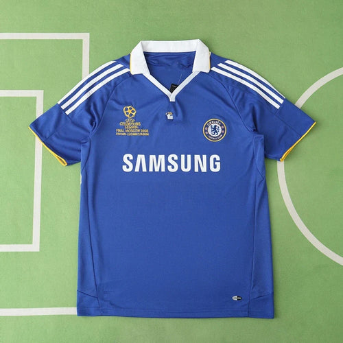 08/09 Chelsea F.C. Home Navy Blue Retro Football Jersey – Back View