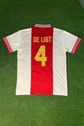 Matthijs de Ligt Ajax Retro Golden Printing Jersey – Back View