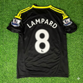 2012 Frank Lampard Chelsea 2013 Black Blue Retro Football Jersey Soccer Shirtı – Back View