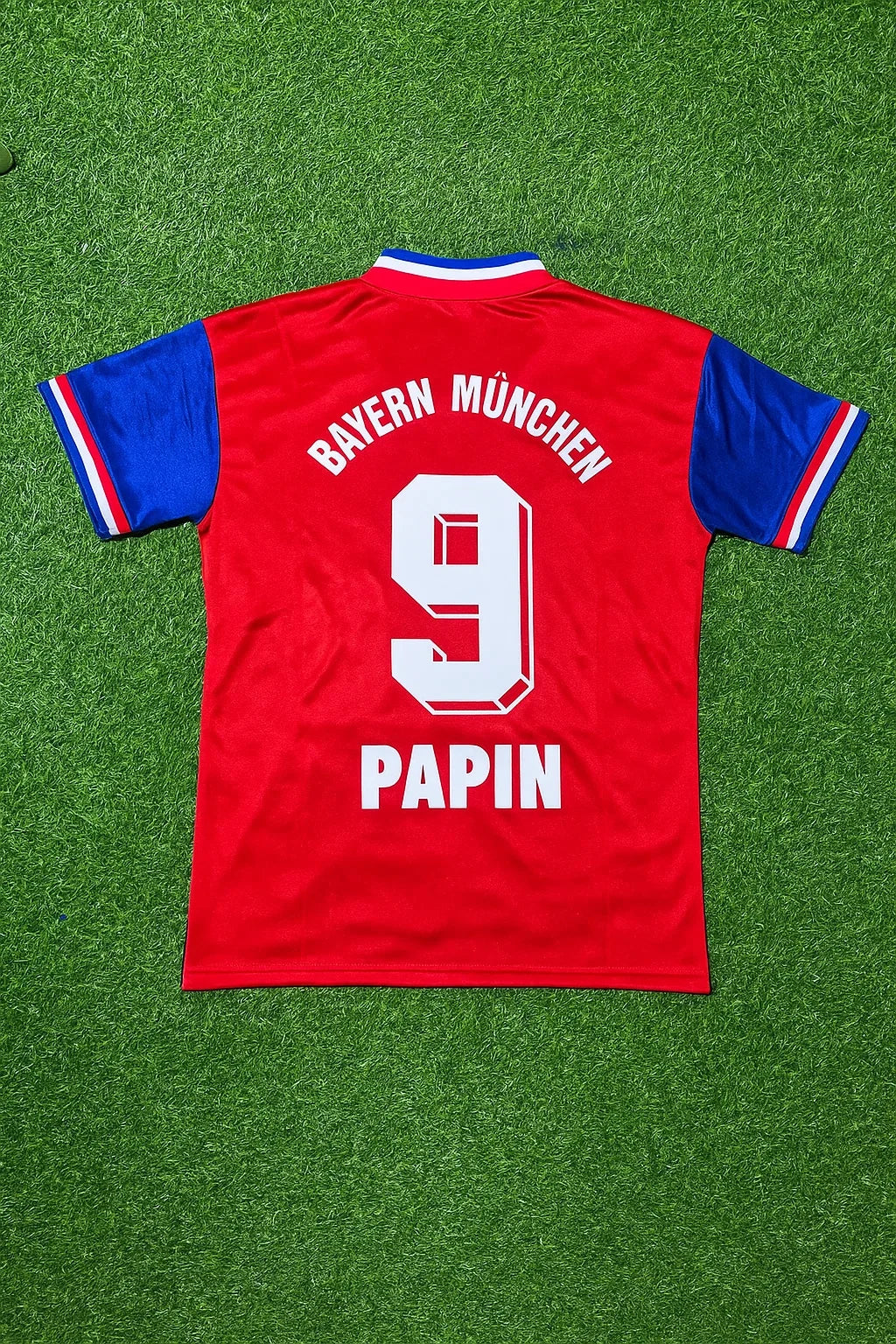 Jean Pierre Papin Bayern München 1993 1995 Retro Kit – Back View