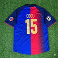 Phillip Cocu – Barcelona 1998/99 Retro Kit Jersey – | | – Back View
