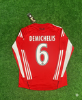 Martin Demichelis FC Bayern Munich 2010/11 Red Retro Jersey – Back View