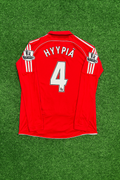 2007/08 Sami Hyypiä Liverpool Red Retro Football Jersey – Back View