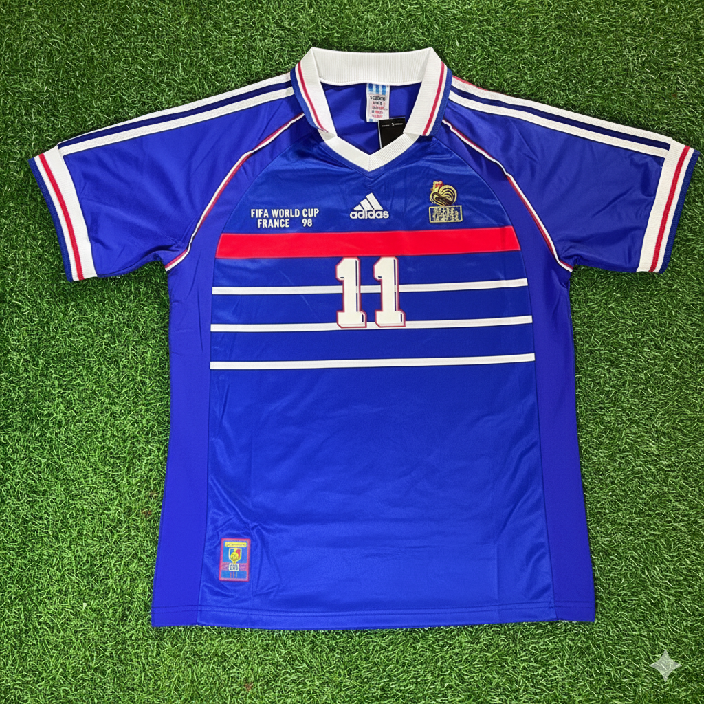Michael Olise France Retro Football Jersey – Front View