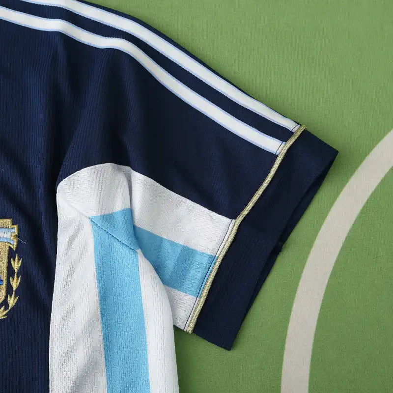 1988 Argentina Season Away Retro Football Jersey – Front View