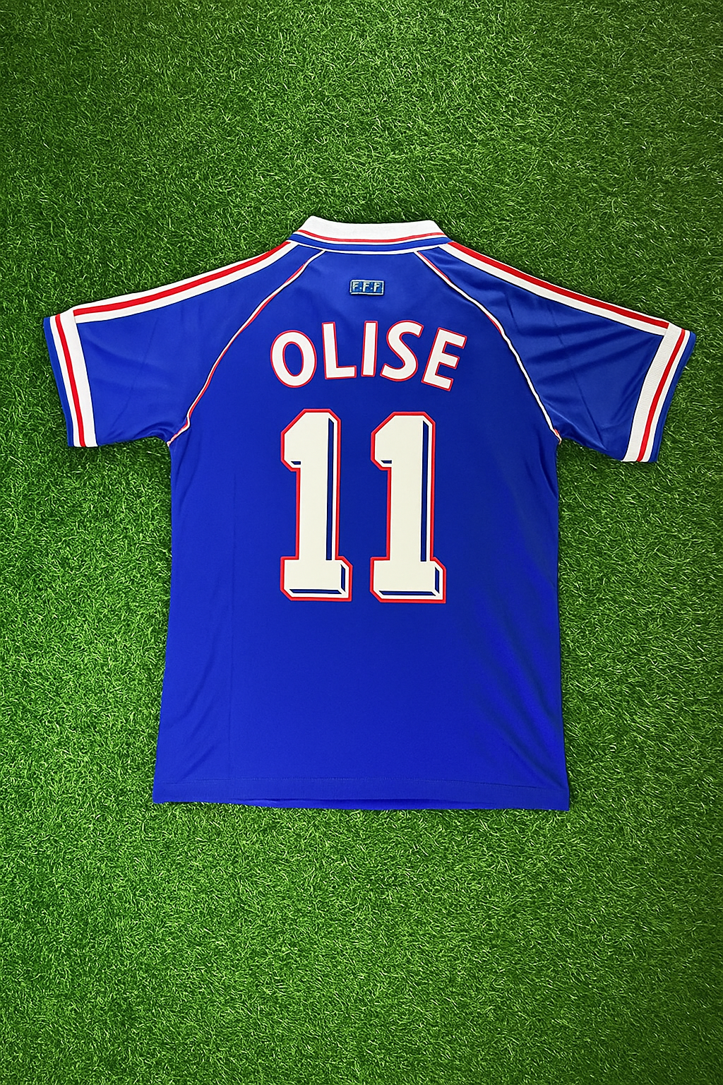 Michael Olise France Retro Football Jersey – Back View