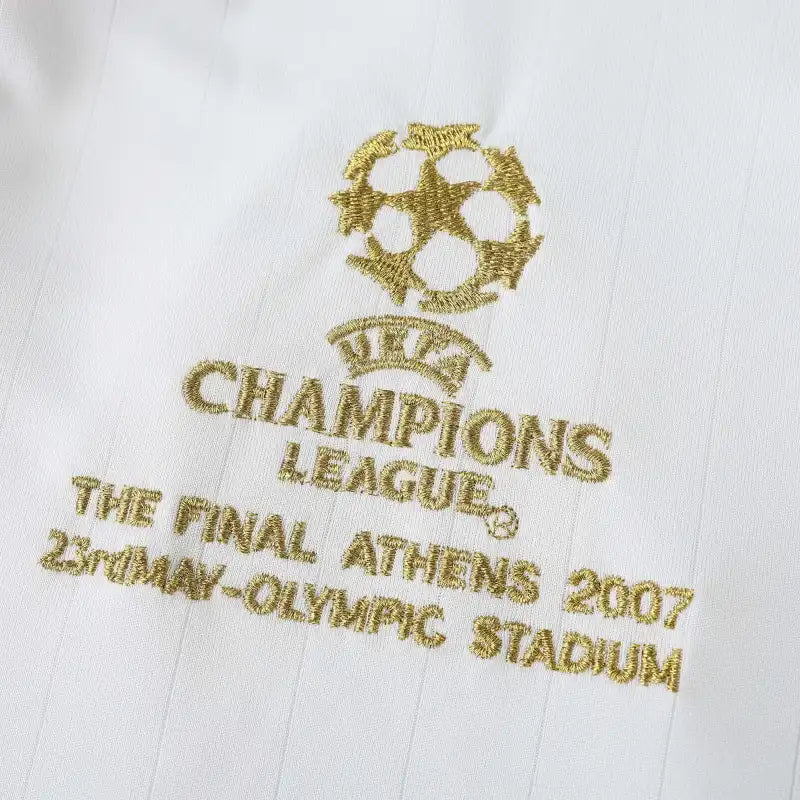 A.C. Milan 06/07 Away White Retro Football Jersey – 7