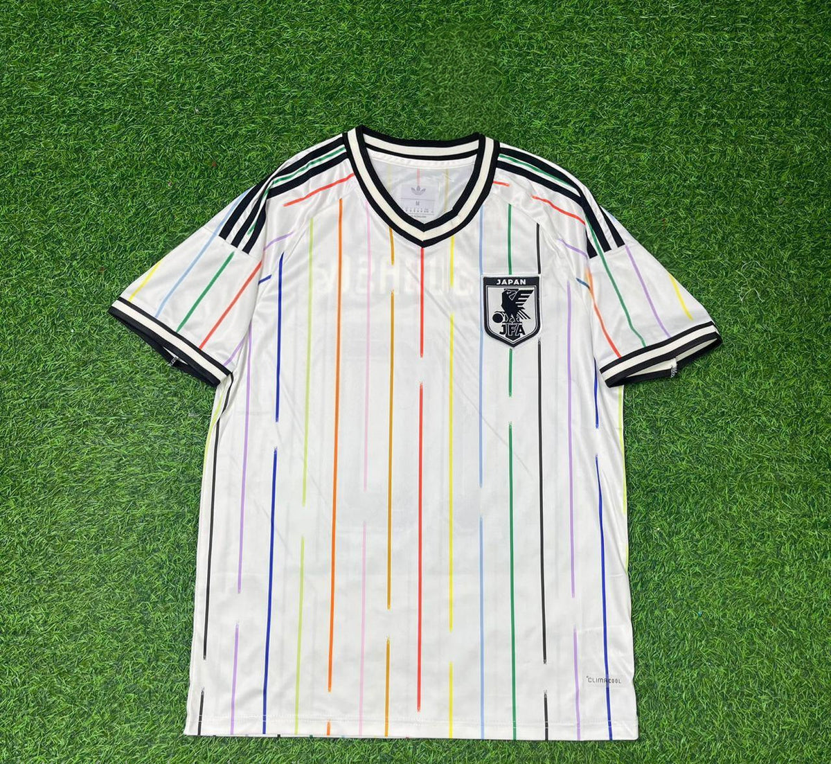 Shunsuke Nakamura Japan Away White Football Jersey – Front View
