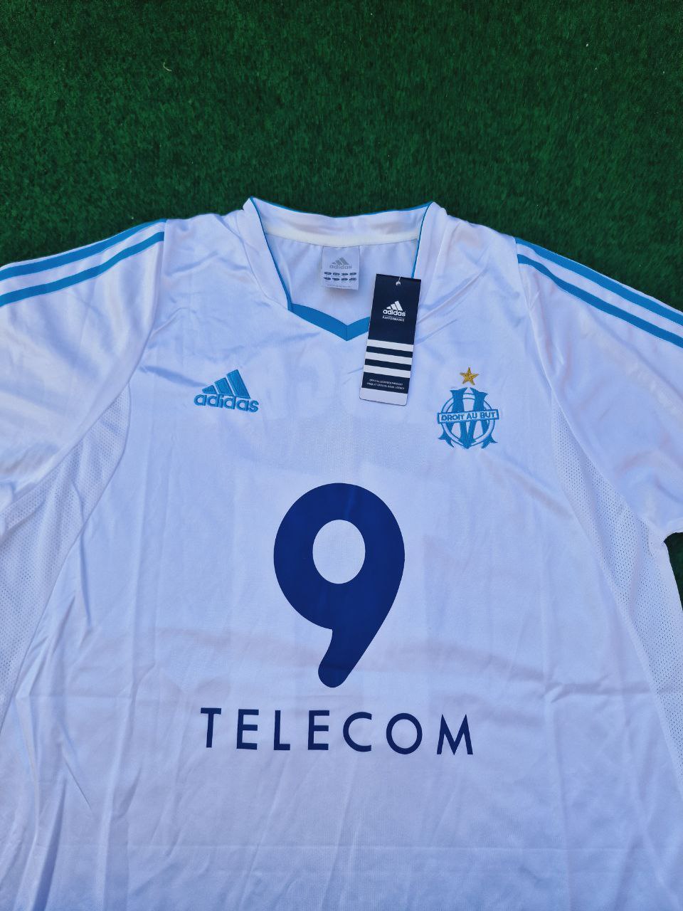 Olympique Marseille Didier Drogba 2003-04 Home OM Football Jersey – 5