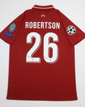 Andrew Robertson Liverpool 2019 CL Final Retro Kit Jersey – Back View