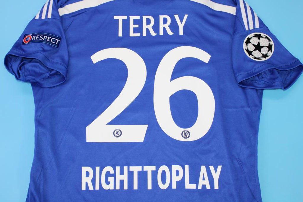 John Terry Chelsea 2014 2015 Retro Sleeve Jersey – Front View