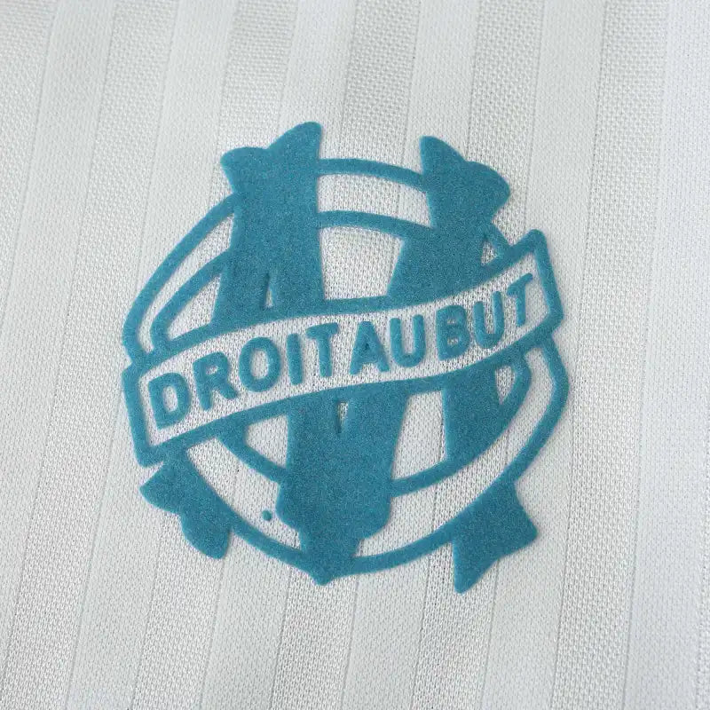Olympique De Marseille 1990 Season Home White Retro Jersey – 5