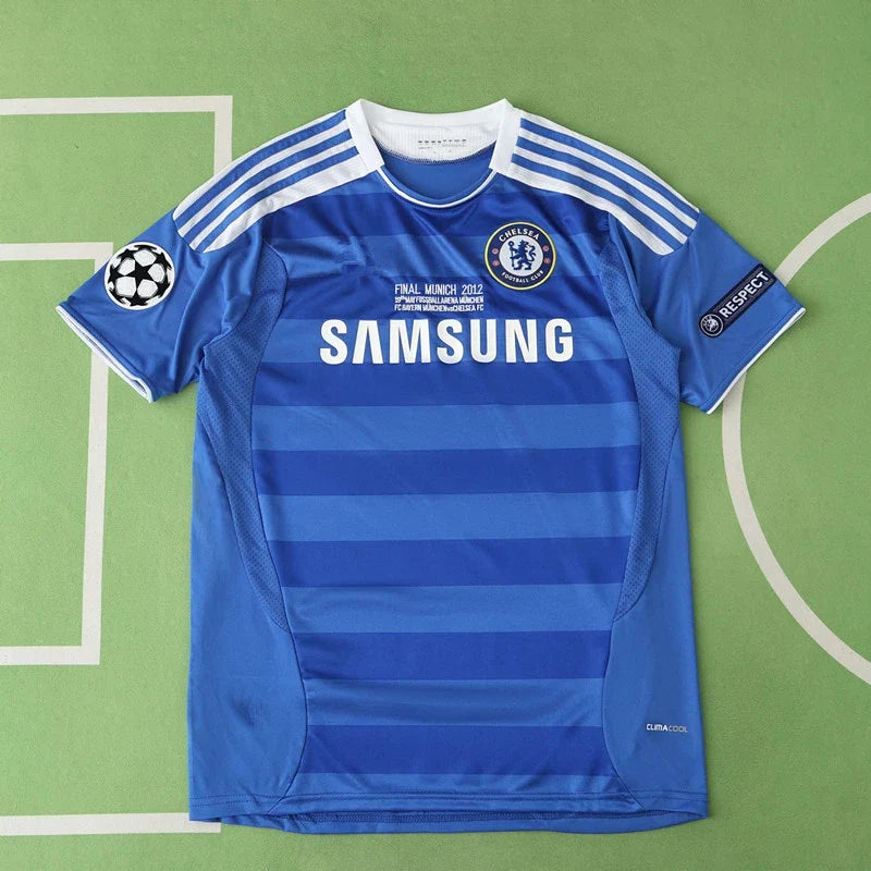 Chelsea F.C. 11/12 Season Home Navy Blue Retro Jersey – Back View