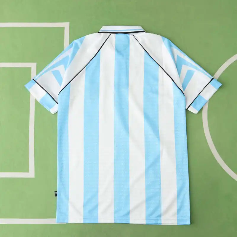 1996 Argentina Season Home Retro Football Jersey – Detailed View