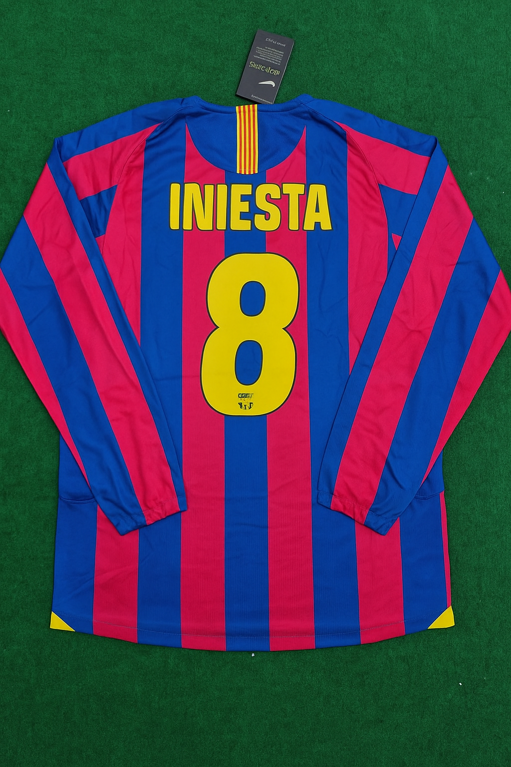 Andres Iniesta Barcelona 2014 Retro Jersey – Back View