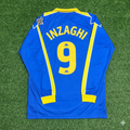 Filippo Inzaghi Juventus 1997–1998 Long Sleeve Retro Football Jersey – Back View