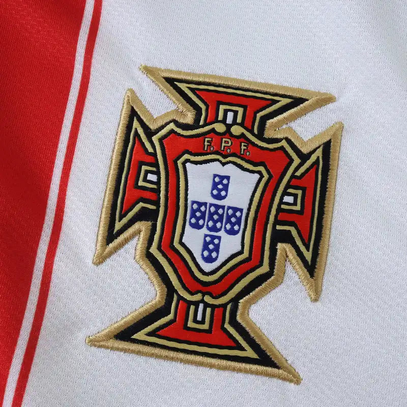 2010 Portugal Season Away White Retro Football Jersey – 6
