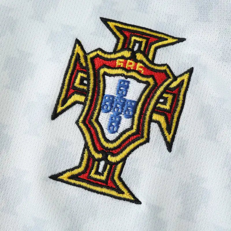 2004 Portugal Season Away White Retro Football Jersey – 6