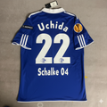 2011 Atsuto Uchida Schalke 04 2012 Retro Uefa Patch Football Jersey – Back View