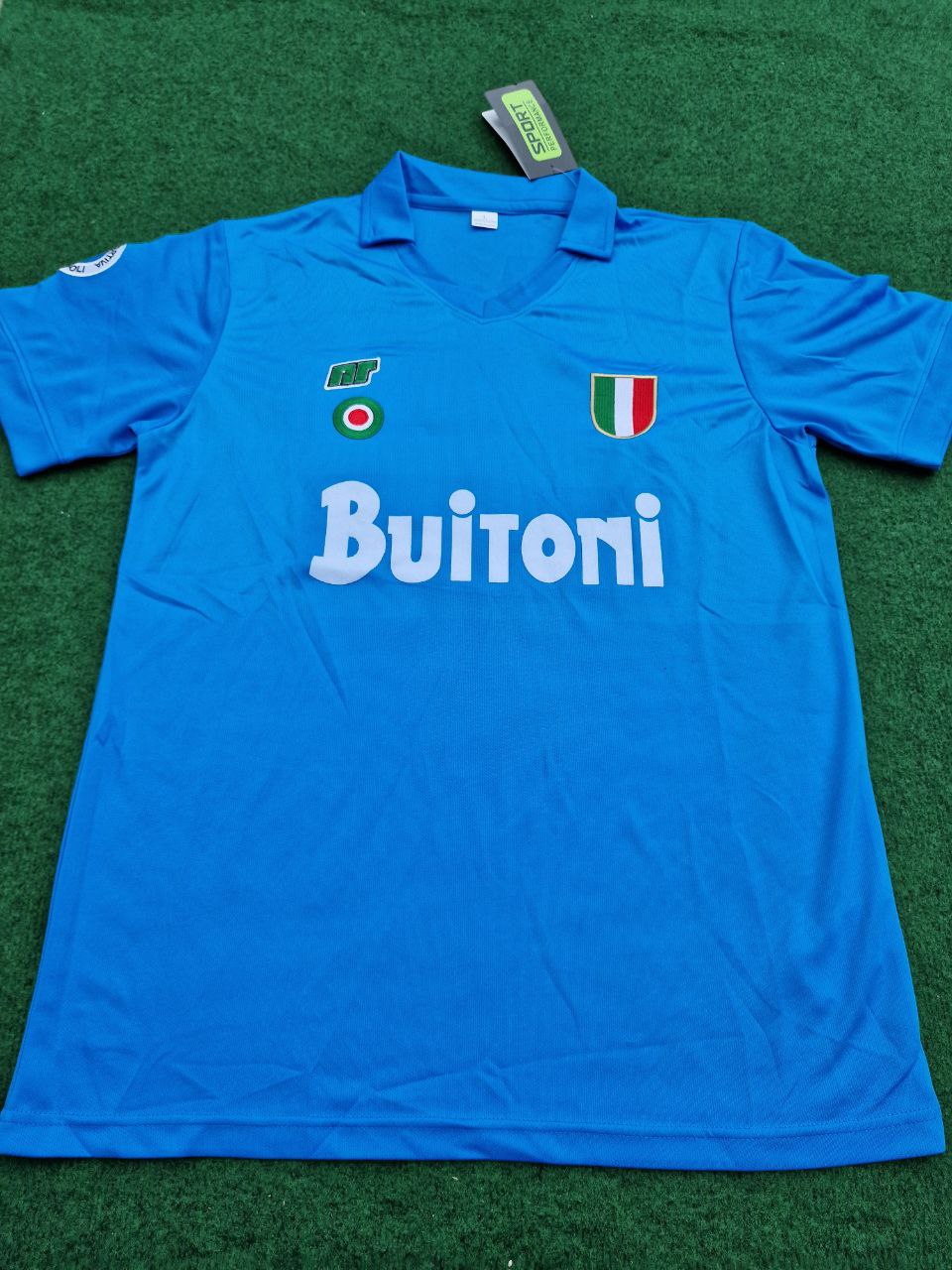 Diego Armando Maradona Napoli 1988 Retro Vintage Football Jersey – 9