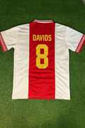 Edgar Davids Ajax Retro Golden Printing Football Jersey – Back View