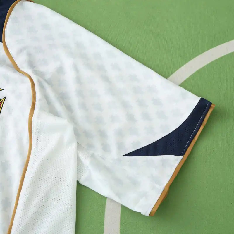 2004 Portugal Season Away White Retro Football Jersey – Front View